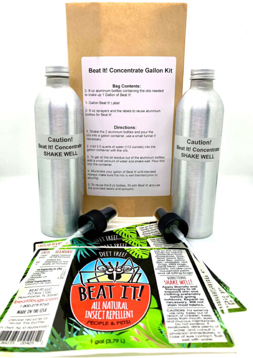 Beat It! All Natural Insect Repellent- Concentrate Kit